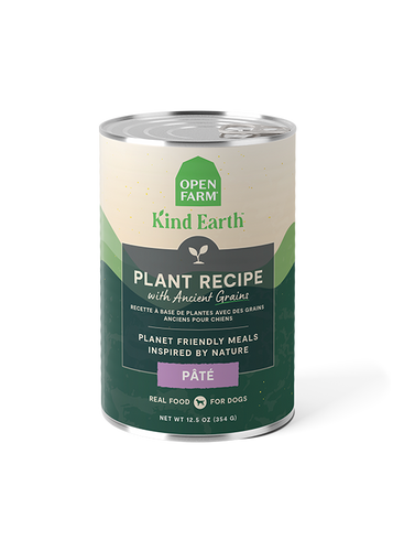Open Farm Kind Earth Plant Pâté with Ancient Grains for Dogs (12.5 oz can)