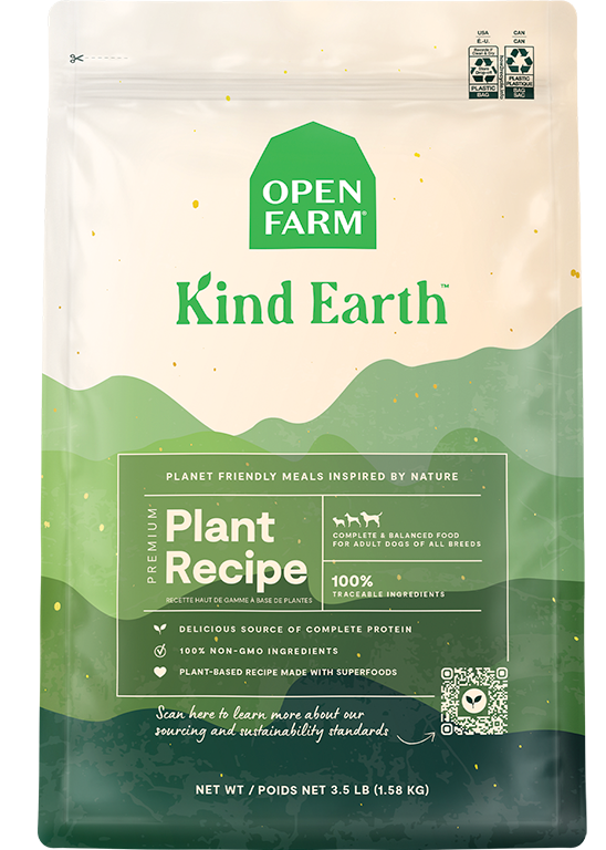 Open Farm Kind Earth Premium Plant Kibble Recipe Dry Dog Food