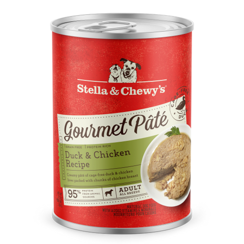 Stella & Chewy's Dog Gourmet Pâté Duck & Chicken Recipe (12.5 Oz Single)