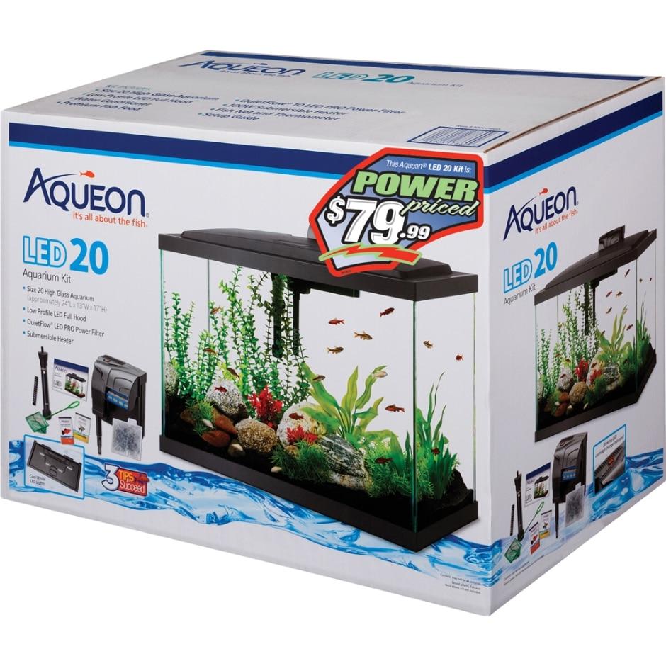 AQUEON LED AQUARIUM KIT RECTANGLE PREPRICED - Keene, NH - Barre, VT -  Brattleboro, VT - One Stop Country Pet Supply