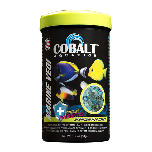 Cobalt Aquatics Marine Vegi Flake Premium Fish Food