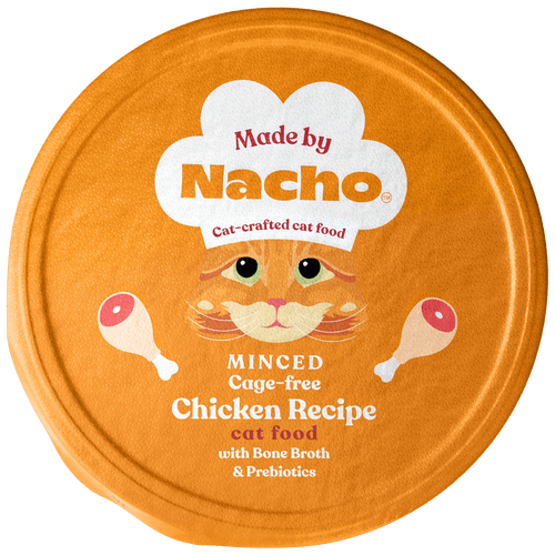 Made By Nacho Minced Cage-Free Chicken Recipe with Bone Broth Cat Food