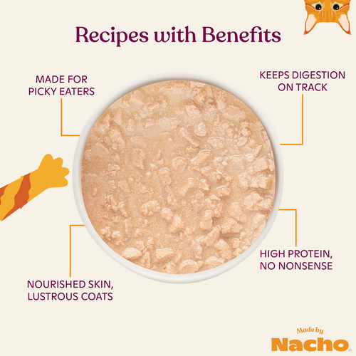 Made By Nacho Minced Sustainably-Caught Salmon Recipe with Bone Broth Cat Food