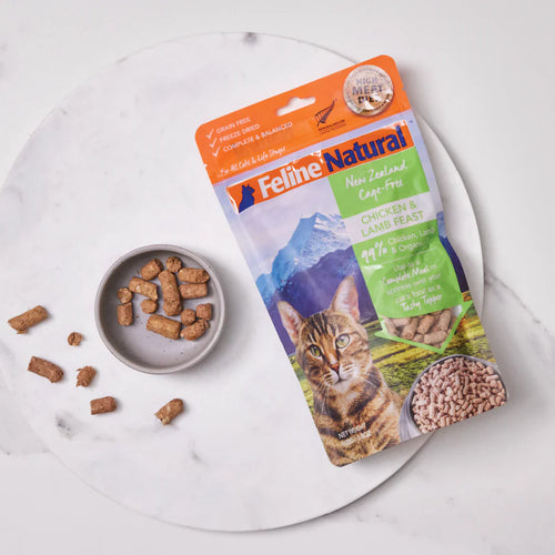 Feline Natural Chicken & Lamb Feast Freeze-Dried Cat Food