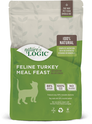 Nature’s Logic Feline Turkey Meal Feast Dry Cat Food