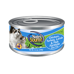 NutriSource Chicken, Turkey & Fish Select Grain Free Canned Cat Food