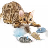 Petlinks® Instincts Catnip Caravan™ HappyNip™ Silvervine & Catnip Toss and Bat Plush Mice Cat Toy (3 Pack)