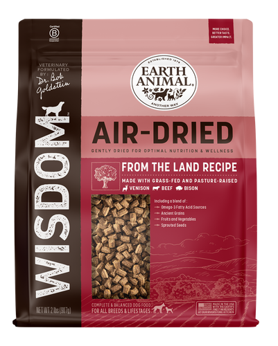 Earth Animal Wisdom™ Air-Dried From the Land Recipe Dry Dog Food (2 LB)