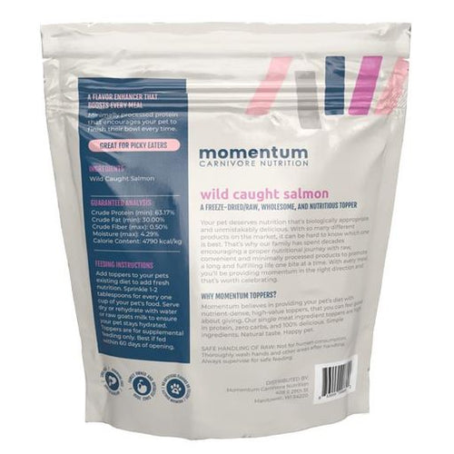 Momentum Carnivore Nutrition Wild Caught Salmon Topper Freeze Dried Raw (3.75 oz)