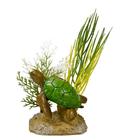 Blue Ribbon Pet Products EE-1118 - Exotic Environments® Surf City® Aquatic Scene with Turtle