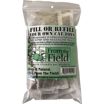 From The Field Catnip Tea Bags Fill Or Refill Your Own Cat Toys