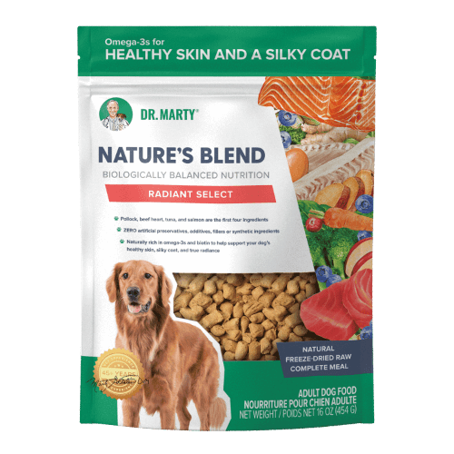 Dr. Marty Nature’s Blend Radiant Select Premium Freeze-Dried Raw Dog Food (48-oz)