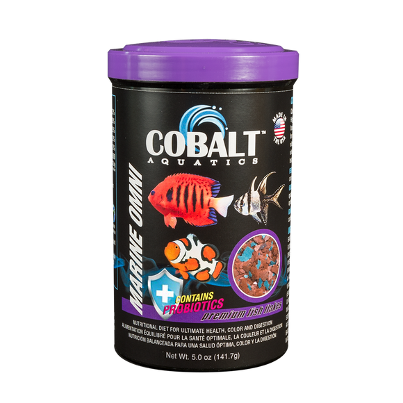 Cobalt Aquatics Marine Omni Flake Premium Fish Food