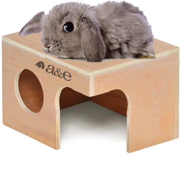 A & E Cage Pet Hut Hideouts Rabbit Hut - Extra Large (14