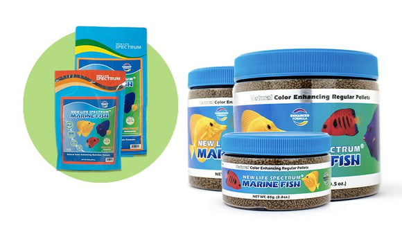 New Life Spectrum® Marine Fish Food Pellets Regular