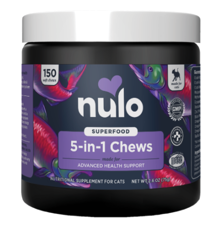 Nulo’s Superfood 5-in-1 Soft Chews for Cats