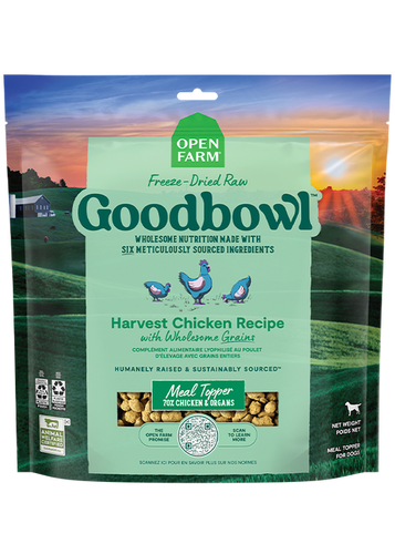 Open Farm Goodbowl™ Harvest Chicken Recipe Freeze Dried Raw Topper for Dogs (8 oz)