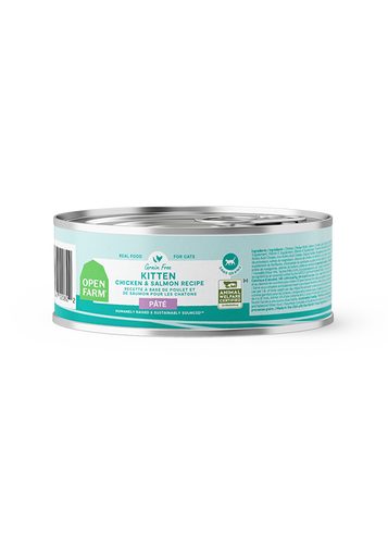 Open Farm Kitten Chicken & Salmon Pâté for Cats (2.8-oz can)