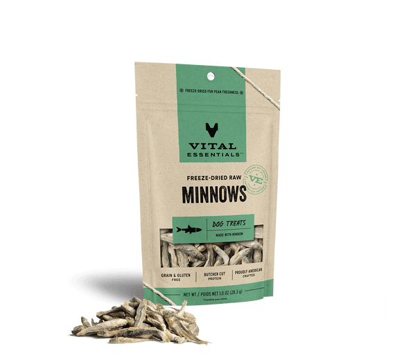 Vital Essentials Freeze Dried Raw Minnows Dog Treats