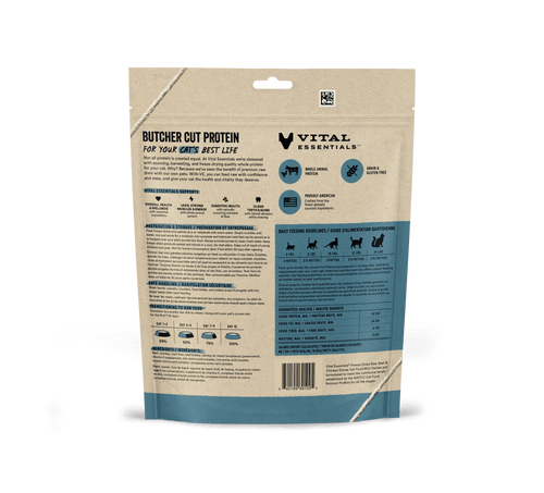 Vital Essentials Freeze-Dried Raw Beef & Chicken Entree Mini Patties Cat Food