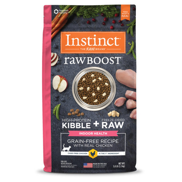 Nature's Variety Instinct Raw Boost Indoor Health Chicken Recipe Dry Cat Food