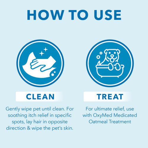 TropiClean OxyMed Soothing Relief Wipes for Pets