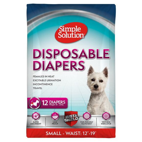 Simple Solution Disposable Female Dog Diapers