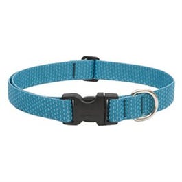 Eco Dog Collar, Adjustable, Tropical Sea, 1 x 12 to 20-In.