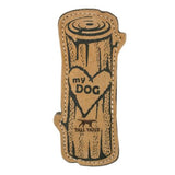 Tall Tails Natural Leather Love My Dog Log Toy