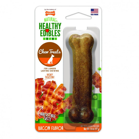Nylabone Healthy Edibles Bacon Bone Treat