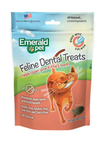 Emerald Pet Dental Treats Salmon Flavor for Cats