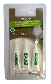 Alzoo Spot On Natural Flea and Tick Repellent for Cats