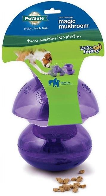 Pet Supplies : Pet Chew Toys : Busy Buddy Magic Mushroom Dog Pet Toy, Small  Breeds 