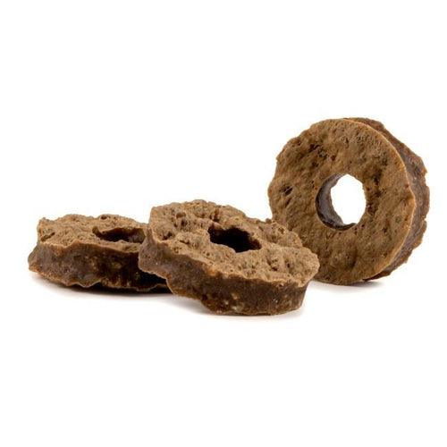 PetSafe Busy Buddy Ultra Thick Natural Rawhide Rings Dog Treats