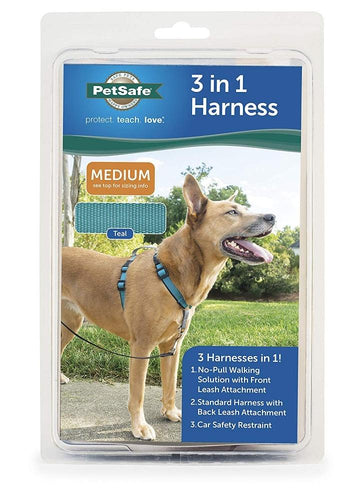 PetSafe 3 in 1 Teal Dog Harness