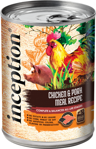 Inception Chicken & Pork Meal Recipe Canned Dog Food