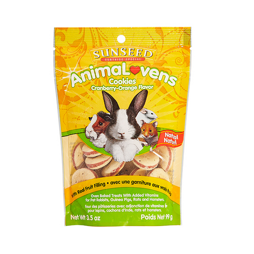 Sunseed AnimaLovens Cookies Cranberry-Orange Flavor