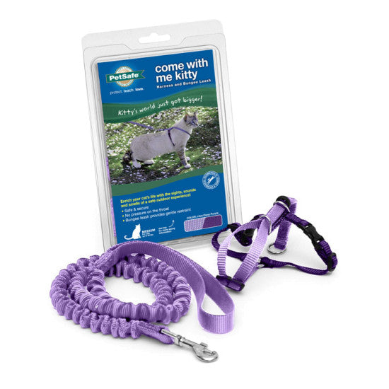 PetSafe Come With Me Kitty™ Cat Harness & Bungee Leash -Lilac