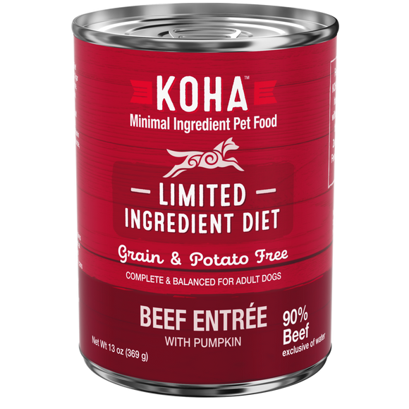 Koha Limited Ingredient Diet Beef Entrée for Dogs