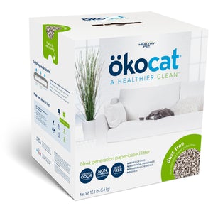OKO Cat Dust Free Non-Clumping Paper Pellet Cat Litter