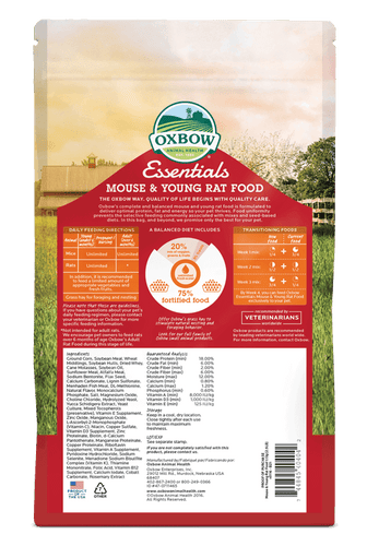 Oxbow Essentials - Mouse & Young Rat Food