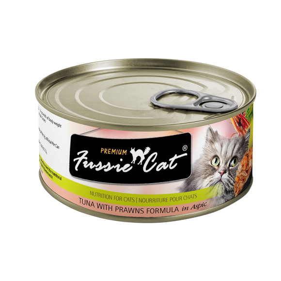 Fussie Cat Premium Tuna With Prawns Formula In Aspic