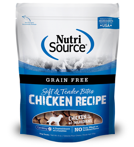 NutriSource® Grain-Free Chicken Bites Dry Dog Treat