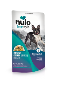 Nulo FreeStyle Mackerel, Chicken & Mussel in Broth Recipe for Dogs