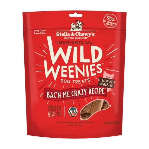 Stella & Chewy's Wild Weenies Bac'n Me Crazy Dog Treats