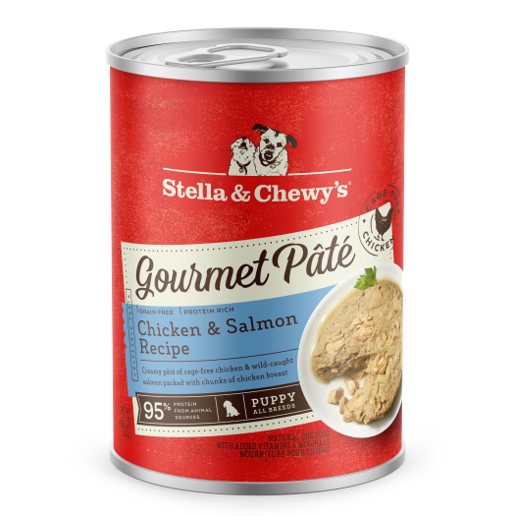 Stella & Chewy's Gourmet Pâté Puppy Chicken & Salmon Recipe (12.5 Oz Single)
