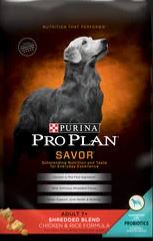 Purina Pro Plan SAVOR Shredded Blend Adult 7+ Chicken & Rice Formula Dry Dog Food
