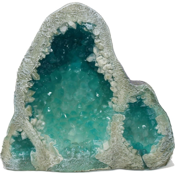EXOTIC ENVIRONMENTS BLUE GLOW IN DARK GEODE STONE