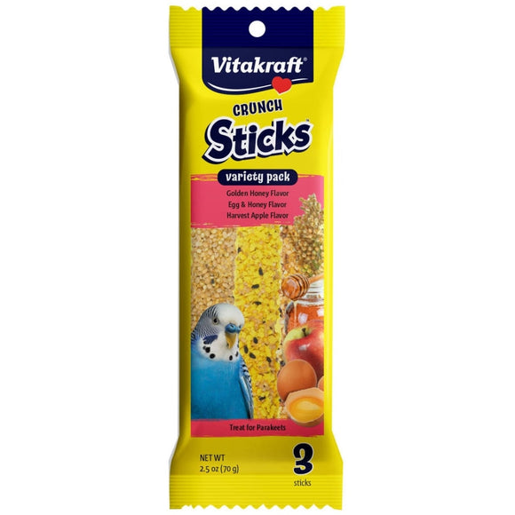 CRUNCH STICKS VARIETY PACK FOR PARAKEETS
