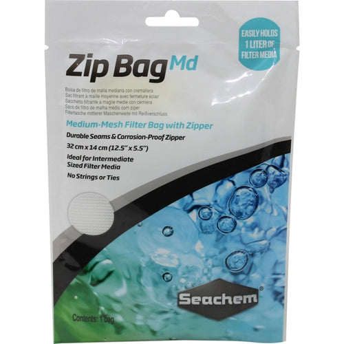 SEACHEM ZIP BAG MEDIUM MESH